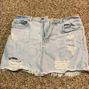 Jean skirt
